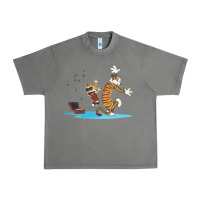 Newcalvin And Hobbes Sing 09 Urban Heavy Tee | Teevron