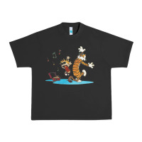 Pigment Black newcalvin and hobbes sing 09 Urban Heavy Tee - linhVisuals