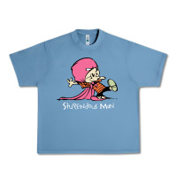 Pebble Blue newcalvin and hobbes stupendous man Urban Heavy Tee - linhVisuals