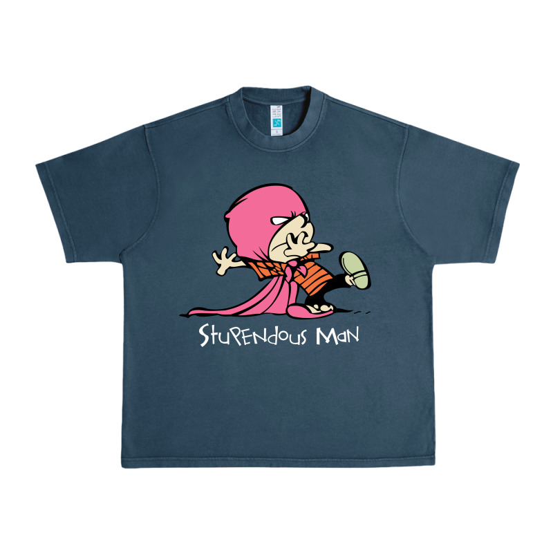 Newcalvin And Hobbes Stupendous Man Urban Heavy Tee by linhVisuals | Teevron