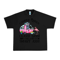 Black newcamper queen classy sassy and a bit smart assy Urban Heavy Tee - linhVisuals