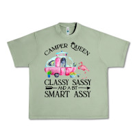 Oil Green newcamper queen classy sassy and a bit smart assy Urban Heavy Tee - linhVisuals