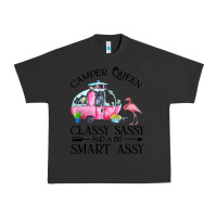 Pigment Black newcamper queen classy sassy and a bit smart assy Urban Heavy Tee - linhVisuals