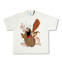 Pistachio newcaptain caveman Urban Heavy Tee - linhVisuals