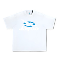 White Jayco Bicycling Bike Urban Heavy Tee - linhVisuals