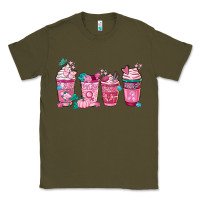 Army Green Breast Cancer Coffee Cups Classic Tee - FaDigitalArtStudio