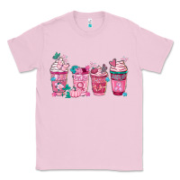 Bubblegum Pink Breast Cancer Coffee Cups Classic Tee - FaDigitalArtStudio