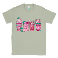 Matcha Breast Cancer Coffee Cups Classic Tee - FaDigitalArtStudio