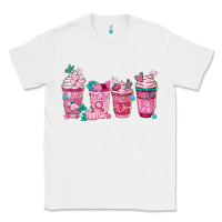 White Breast Cancer Coffee Cups Classic Tee - FaDigitalArtStudio