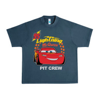 Midnight Navy newcars lightning mcqueen Urban Heavy Tee - linhVisuals