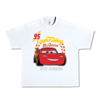 White newcars lightning mcqueen Urban Heavy Tee - linhVisuals