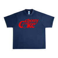 Navy newcherry coke Urban Heavy Tee - linhVisuals
