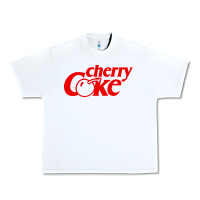 White newcherry coke Urban Heavy Tee - linhVisuals