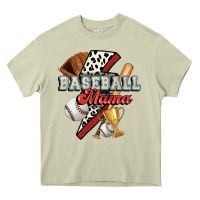 Mossy baseball mama Heavy Core Tee - FaDigitalArtStudio