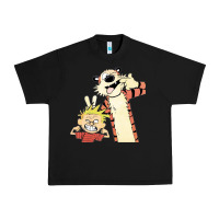 Black calvin Urban Heavy Tee - linhVisuals