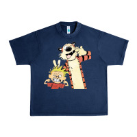 Navy calvin Urban Heavy Tee - linhVisuals