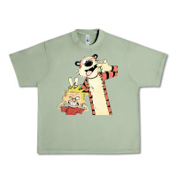 Oil Green calvin Urban Heavy Tee - linhVisuals