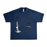 Navy calvin Urban Heavy Tee - linhVisuals