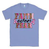 Colony Blue faıth over fear Classic Tee - BarkalooDesign