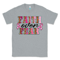 Heather Grey faıth over fear Classic Tee - BarkalooDesign