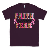 Plum faıth over fear Classic Tee - BarkalooDesign