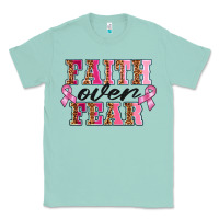 Seafoam faıth over fear Classic Tee - BarkalooDesign