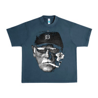 Midnight Navy newcigarette smoking jim leyland Urban Heavy Tee - linhVisuals