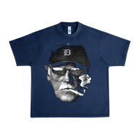 Navy newcigarette smoking jim leyland Urban Heavy Tee - linhVisuals