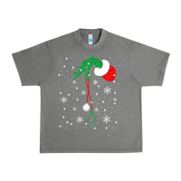 Tornado newchristmas grinch hand holding a stethoscope Urban Heavy Tee - linhVisuals