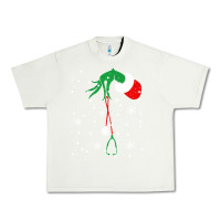 Pistachio newchristmas grinch hand holding a stethoscope Urban Heavy Tee - linhVisuals