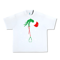 White newchristmas grinch hand holding a stethoscope Urban Heavy Tee - linhVisuals