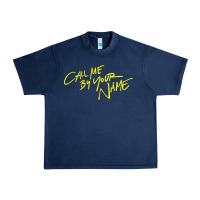 Navy Call Me By Your Name Urban Heavy Tee - linhVisuals