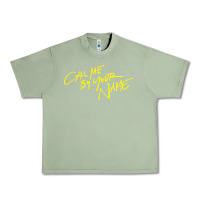 Oil Green Call Me By Your Name Urban Heavy Tee - linhVisuals
