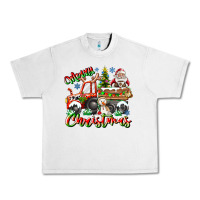 Lunar Rock Merry Christmas  tractor Urban Heavy Tee - CowhideDigitalArt