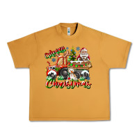 Peanut Butter Merry Christmas  tractor Urban Heavy Tee - CowhideDigitalArt
