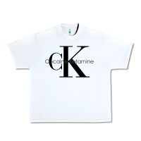 White newcocaine & ketamine ck Urban Heavy Tee - linhVisuals