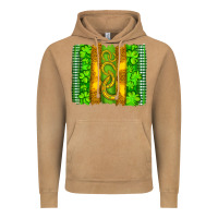 Vintage Camel saint patricks horseshoe shamrock leopard glitter brushstroke Vintage Hoodie - Artiststas