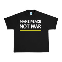 Black make peace not war Urban Heavy Tee - linhVisuals