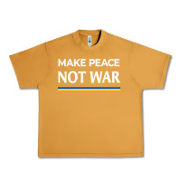 Peanut Butter make peace not war Urban Heavy Tee - linhVisuals
