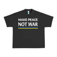 Pigment Black make peace not war Urban Heavy Tee - linhVisuals