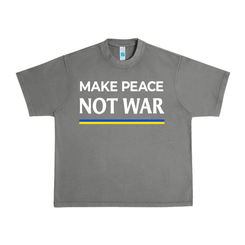 Make Peace Not War Urban Heavy Tee by linhVisuals | Teevron