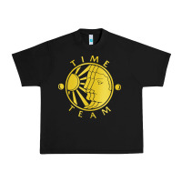 Black time team television Urban Heavy Tee - linhVisuals