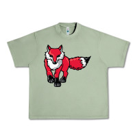 Oil Green marist red foxes Urban Heavy Tee - linhVisuals
