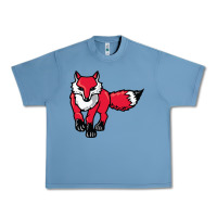 Pebble Blue marist red foxes Urban Heavy Tee - linhVisuals