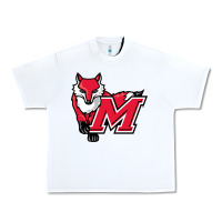 White marist red foxes Urban Heavy Tee - linhVisuals