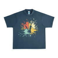 Midnight Navy chess t  shirt c h e s s i n k s p l a s h t  shirt Urban Heavy Tee - linhVisuals