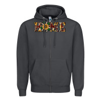 Smoke christmas home with windmill Zipper Hoodie - RanaPortraitStore