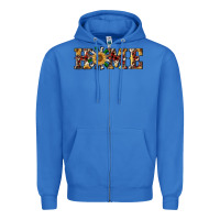 True Royal christmas home with windmill Zipper Hoodie - RanaPortraitStore