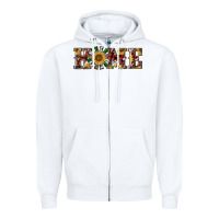 White christmas home with windmill Zipper Hoodie - RanaPortraitStore