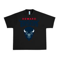 Black howard bison Urban Heavy Tee - linhVisuals